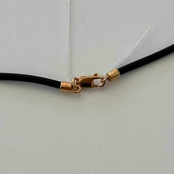 BRAND NEW Diamond Cross Pendant Necklace & Leather Chain MOTHER'S DAY GIFT - Picture 5 of 6